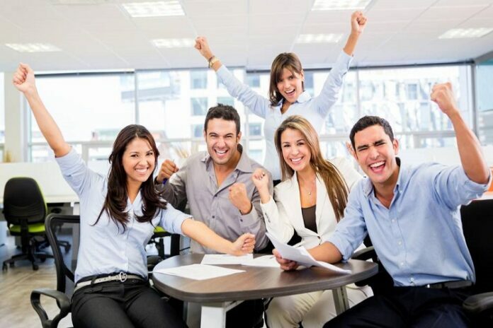 employees happy at work